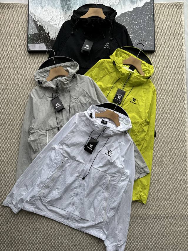 Kailas 25Ss Summer New Arrival Embroidered Men's Hooded Outdoor Sports Skin-Tigh