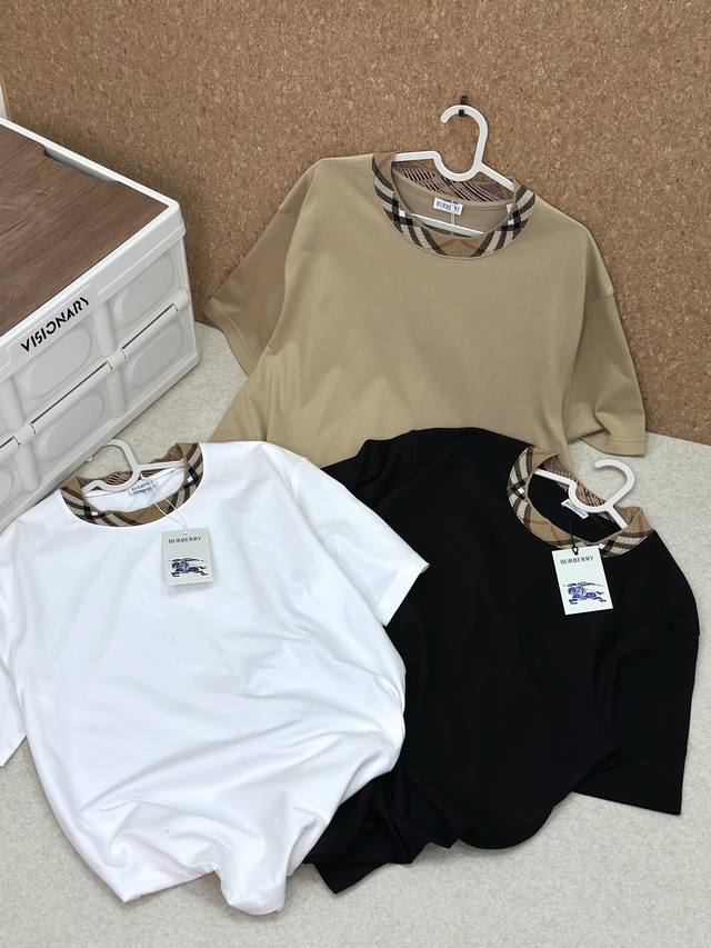 Burberry Horsebit Check Cotton Short-Sleeve T-Shirt 25Th Anniversary New Arrival