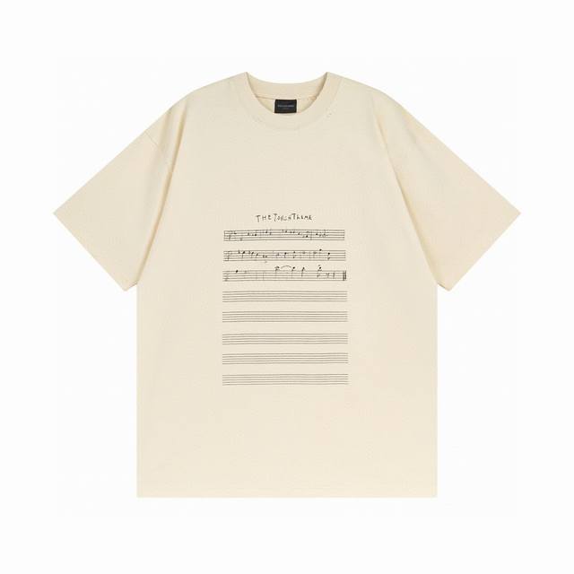 Balenciaga Paris 2025 Ss Music Special Edition Printed Short-Sleeve T-Shirt Top-