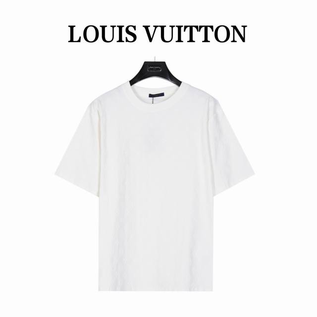 Louis Vuitton 24Ss Full-Print Vintage Pattern Jacquard Short-Sleeve T-Shirt Cust