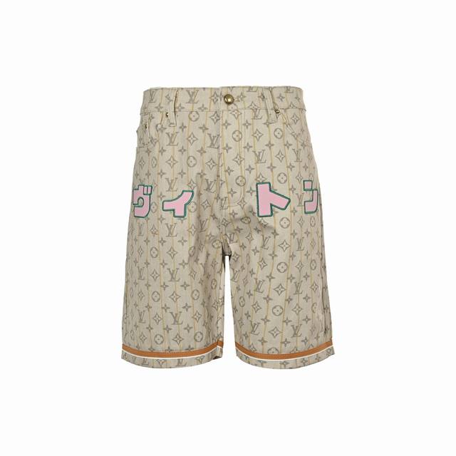 Louis Vuitton 25Ss Runway Collaboration Japanese-Style Shorts Custom-Made With A