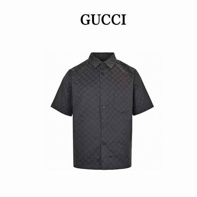 Gucci 25Ss Full-Print Vintage Jacquard Set Short-Sleeve Shirt The 25Ss New-Style