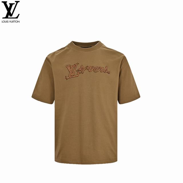 Louis Vuitton 2025 Ss Rope Embroidered Short-Sleeve Shirt Fabric Made From 10S A