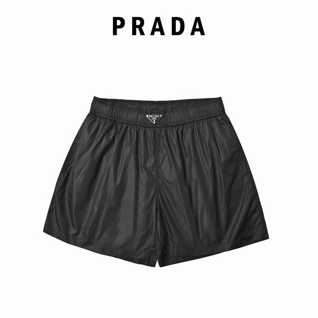 Prada This Piece Is Made From High-Quality Nylon Material, Offering A Smooth Tex
