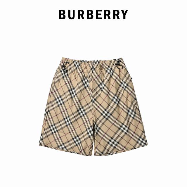 Burberry Burberry Checkered Shorts Made From 100% Polyester, These Shorts Are Co