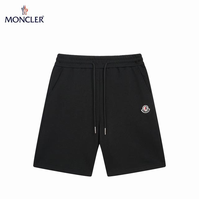 Moncler 25Ss Patch Label Shorts. 2025 Shorts, 100% Cotton 360G Custom Fabric, Em
