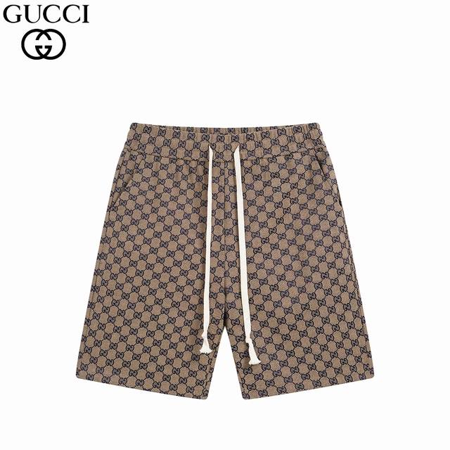 Gucci 25Ss Vintage Print Denim Shorts, Same As Gucci Store, Custom Fabric Matchi