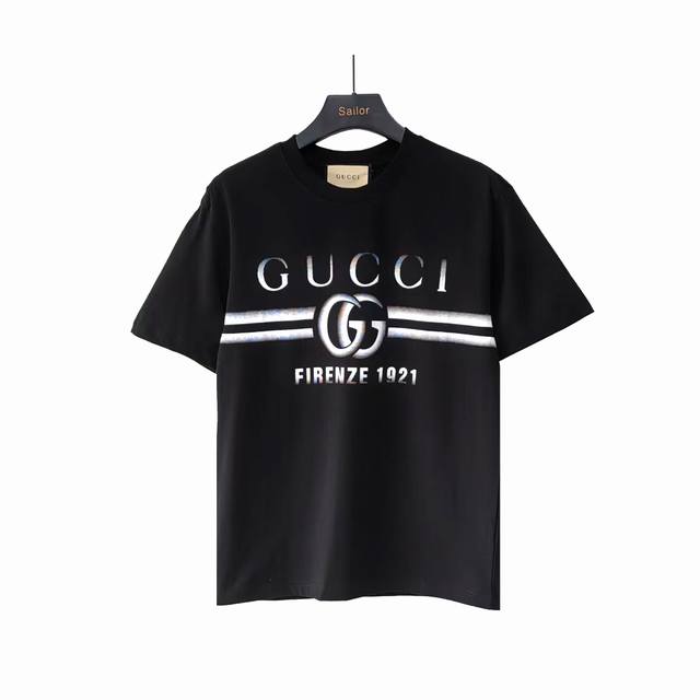Actual Photos With Details + Size Chart Gucci Short-Sleeve T-Shirt With Gradient