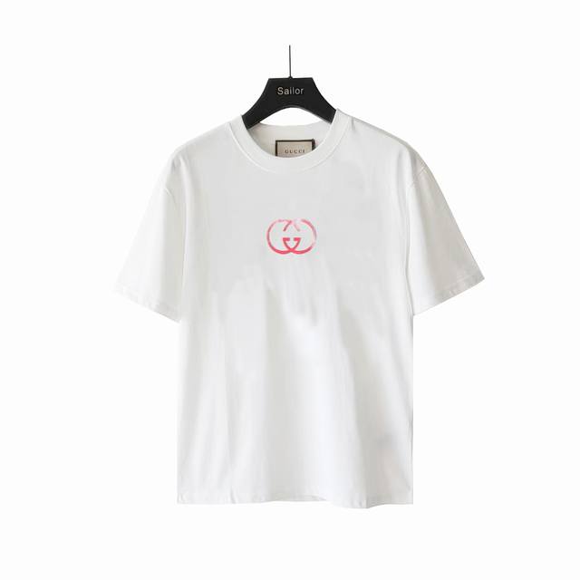 Real-Life Detail Photos + Size Chart Gucci 24Ss Double-Shadow Logo Short-Sleeve