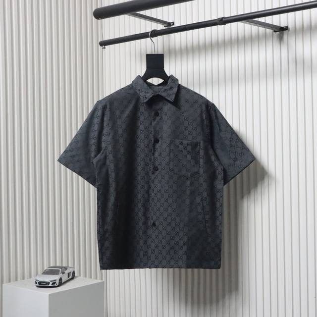 Gucci 25Ss Full-Print Vintage Jacquard Set Short-Sleeve Shirt The 25Ss New-Style
