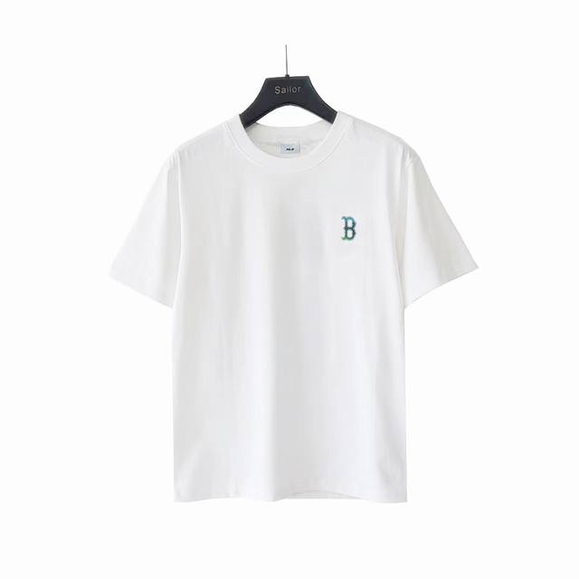Actual Photos + Size Chart Mlb Front And Back Vibrant Logo Letter T-Shirt. Light