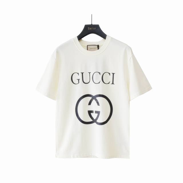 Actual Photo Details + Size Chart Gucci Double G Basic Double-Ring Logo Printed