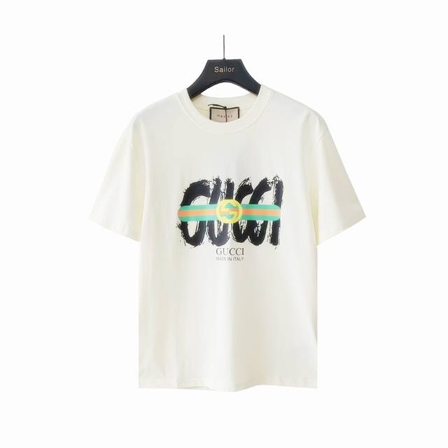Actual Photos With Details + Size Chart Gucci 24Ss Belt Graffiti Print Round Nec