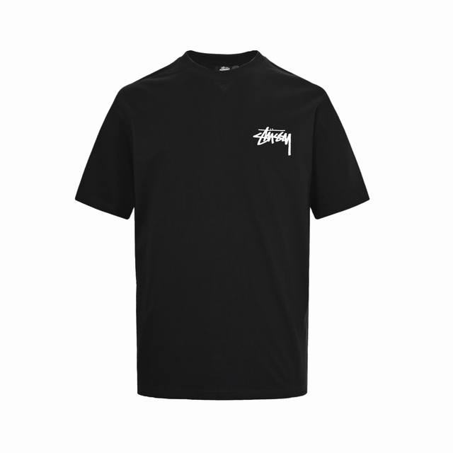 Stussy Stussy 25Ss Cherry Black Eight Print Short-Sleeve Shirt Front Letter Prin