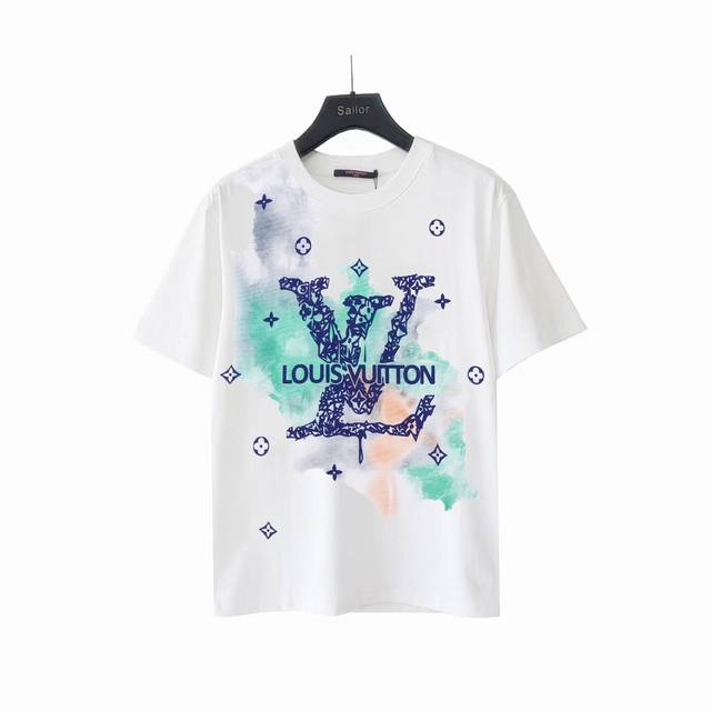 Real-Life Detail Photos + Detail Photos Louis Vuitton Watercolor Gradient Print