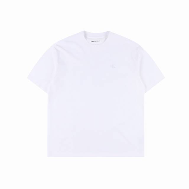 Calvin Klein Embroidered And Blurred Ck Print Short-Sleeve Shirt, Original Patte