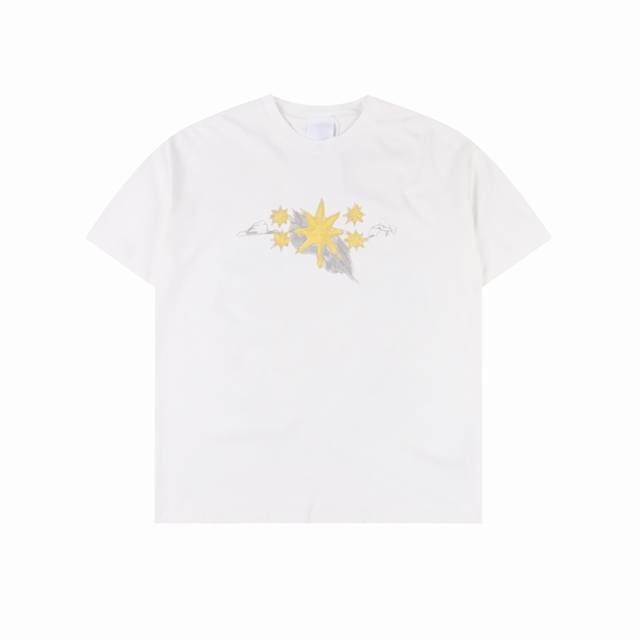 Givenchy 25Ss Star Pattern Printed Round Neck Short-Sleeve T-Shirt Custom Fabric
