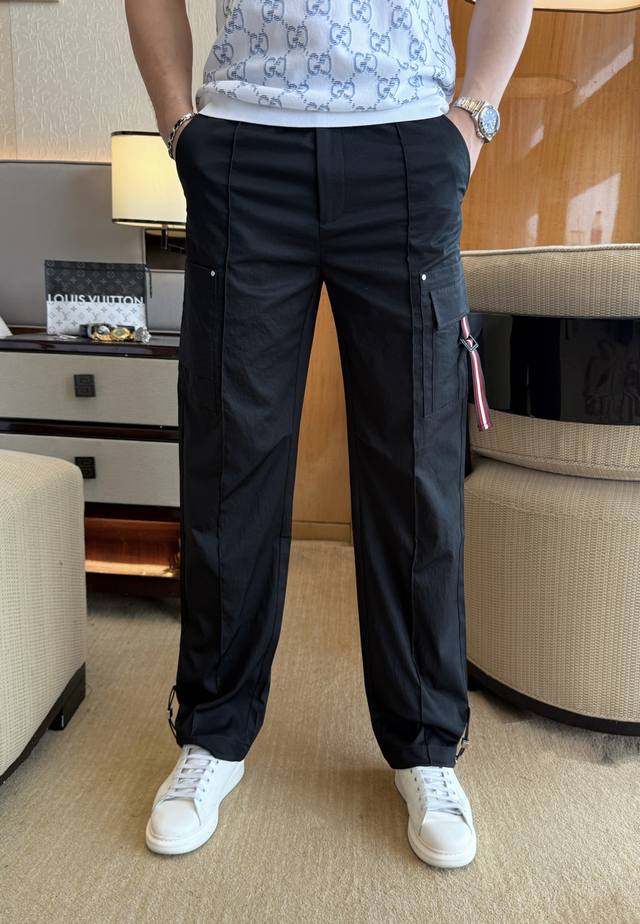 Bally 2025Ss Snake Year Spring/Summer Special Edition Wide-Leg Casual Pants, Thi