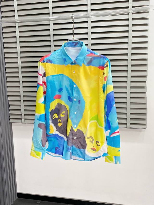 Balenciaga Paris Exclusive New Men's Casual Shirt, High-End Customized, High-End