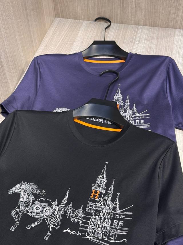 Model Hs019#, Aima Jia 2025 Spring/Summer Latest Castle Mechanical Horse Embroid