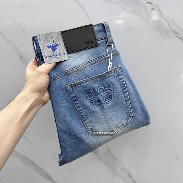 Dior High-End Custom-Made, 2025 Early Spring Lightweight Latest Jeans, Available