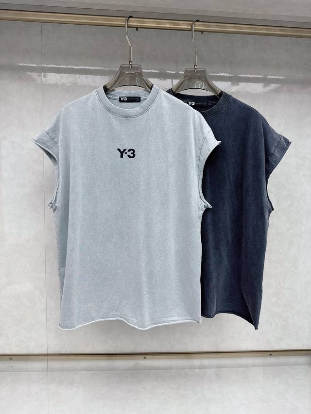 Y3 Spring/Summer New Arrival Tank Top, Made From High-Quality Cotton Fabric With