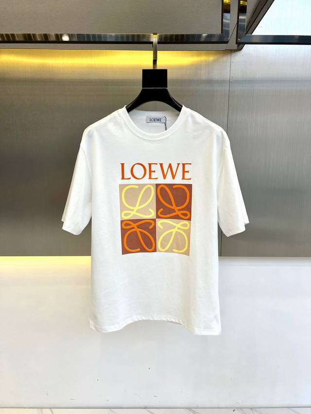 Lowe Roewe, 2025S New Sports Fashion Casual Short-Sleeve T-Shirt, Made From Impo