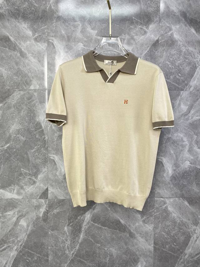 Herm S Knitted Short-Sleeve T-Shirt Is Here! Ultra-Soft Yarn For A Comfortable F
