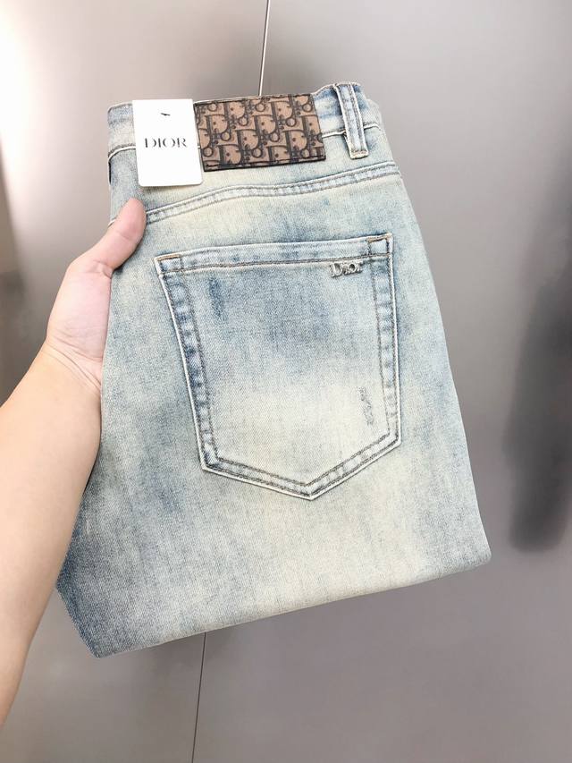 D*Or Dior 2025 Spring/Summer New Men's Slim-Fit Skinny Jeans Official Website Sy