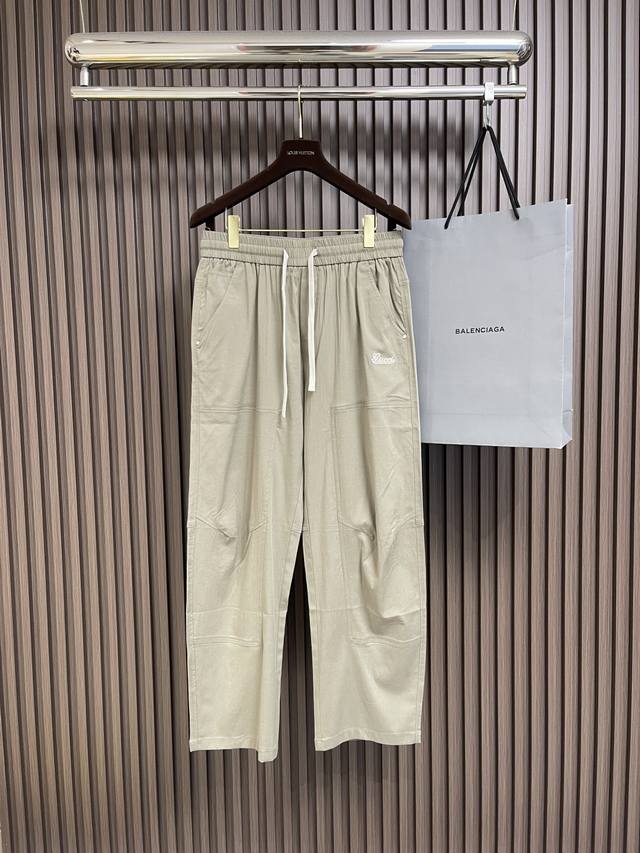 Gucci 2025 Ss Spring/Summer New Arrival Linen Tencel Wool Blend Drawstring Casua
