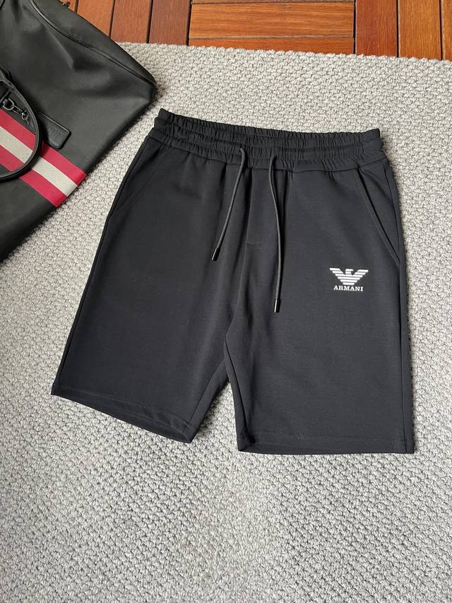Armani 2025 Spring/Summer New Arrival Elastic Waistband 5-Inch Casual Shorts No