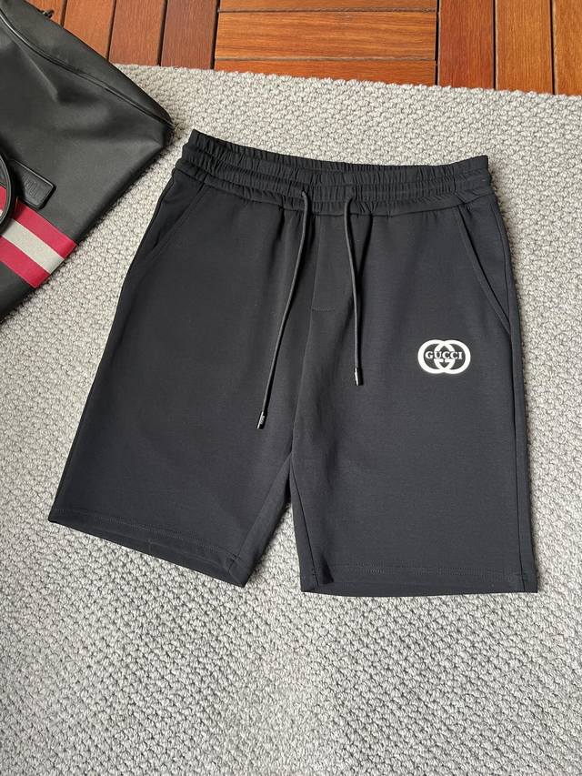 Gucci 2025 Spring/Summer New Arrival Elastic Waistband 5-Inch Casual Shorts No N