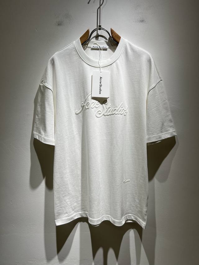 Acne Studi*Os 2025 Spring/Summer New Arrival Unisex Short-Sleeve T-Shirt, Availa