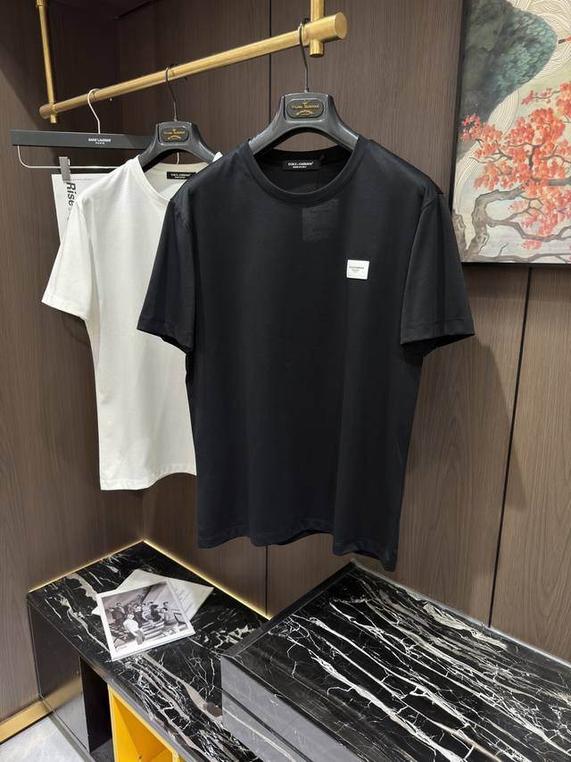 Dg25S Spring/Summer New Casual Round Neck Short-Sleeve Shirt, Sizes M-3Xl