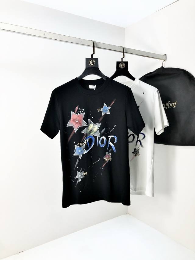Dior 2025Ss Snake Year New Year's Edition Spring/Summer Premium Short-Sleeve T-S