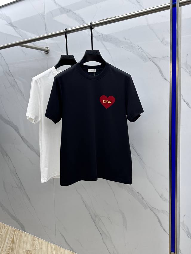 Dior 2025 Spring/Summer New Arrival Fashion Classic Round Neck Short-Sleeve Fash