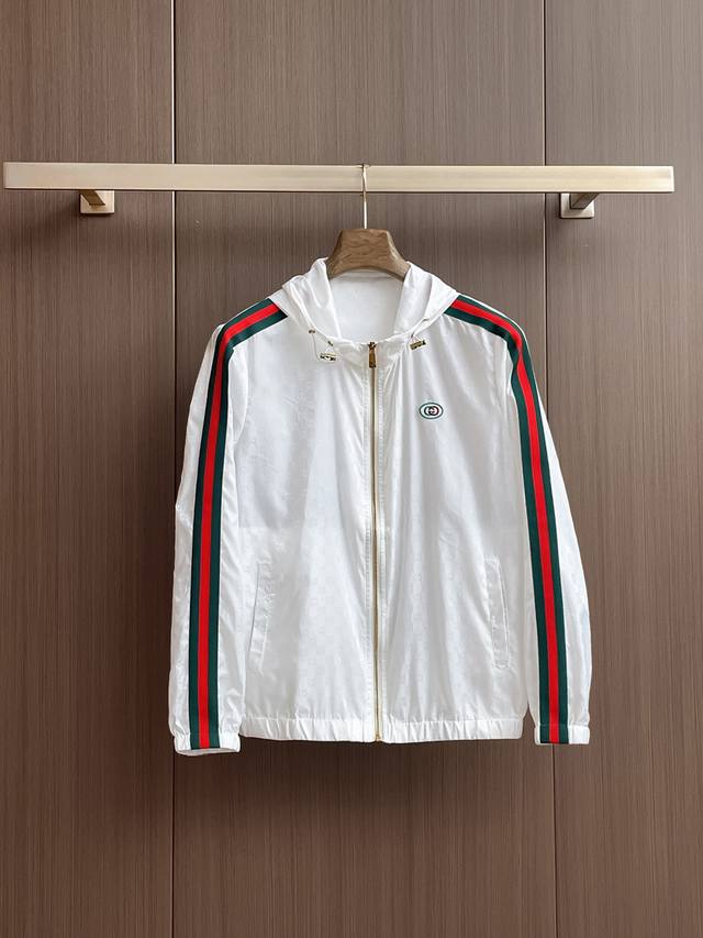 Gucci 2025 Spring/Summer New Men's Sun Protection Lightweight Jacket, Unique Cus