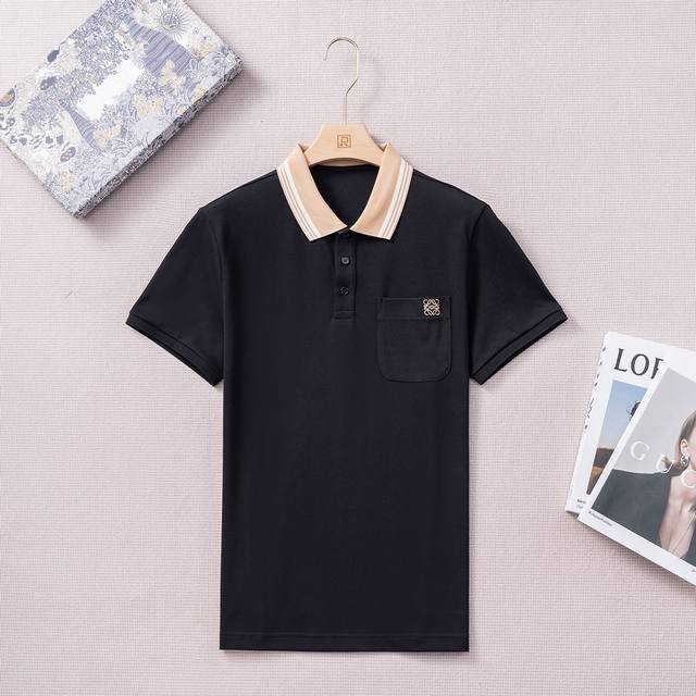 New Arrival Lo*We Ro*Yiwei 25 Spring/Summer Fashion Short-Sleeve Silk-Finished P
