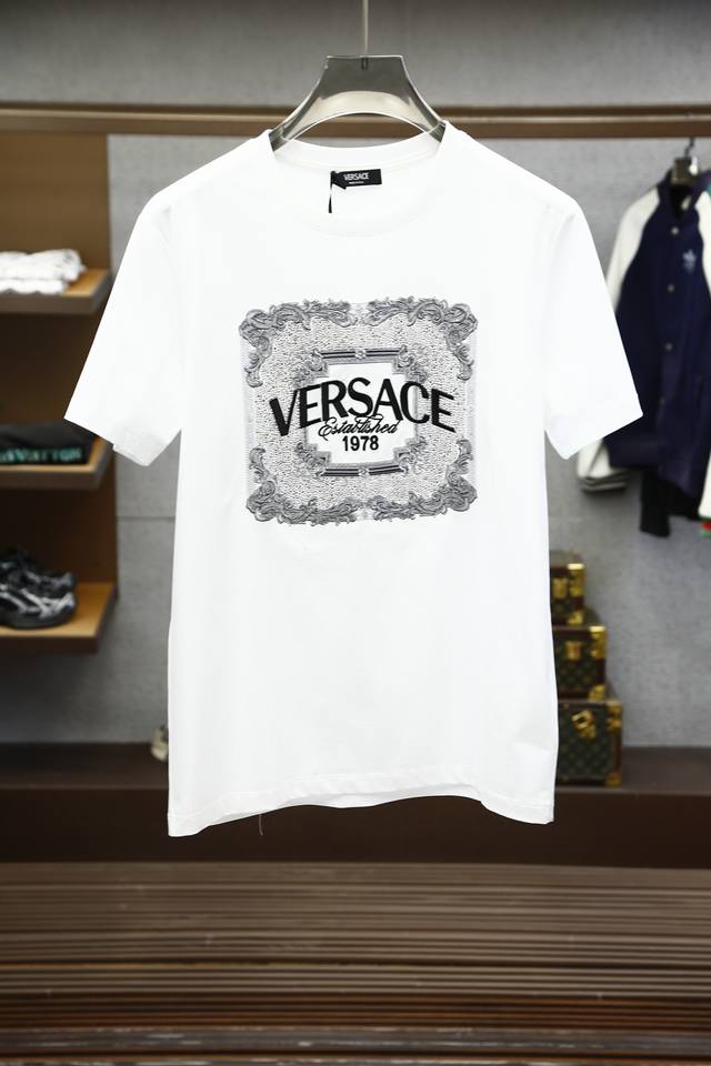 Versace Vers&Ace 2025 Spring/Summer New Arrival Brand Embroidered Logo + Crystal