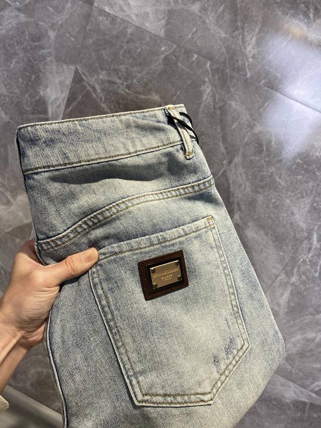 Dolce & Gabbana 2025 Ss Spring/Summer New Men's Denim Shorts, Made From Premium