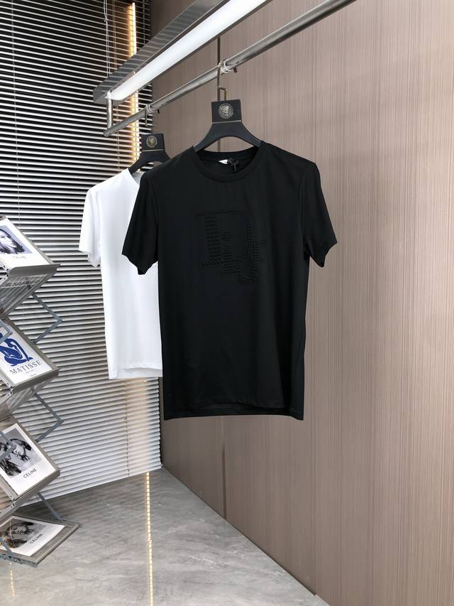 Dior. 2025 Spring/Summer New Arrival Fashionable Round Neck Short-Sleeve High-En
