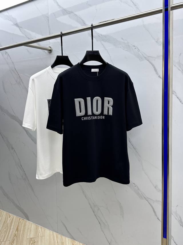 Christian Dior 2025Fw Spring/Summer New Arrival Round Neck Base Layer T-Shirt, T