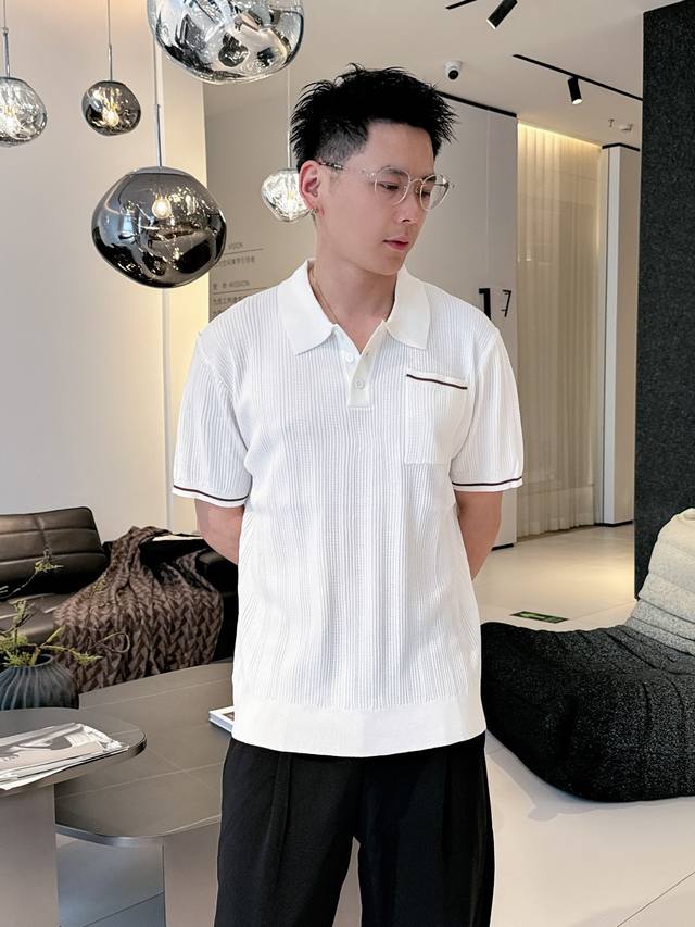 Zegna 2025 New Short-Sleeve Polo Shirt, Stylish And Fashionable, Premium Positio