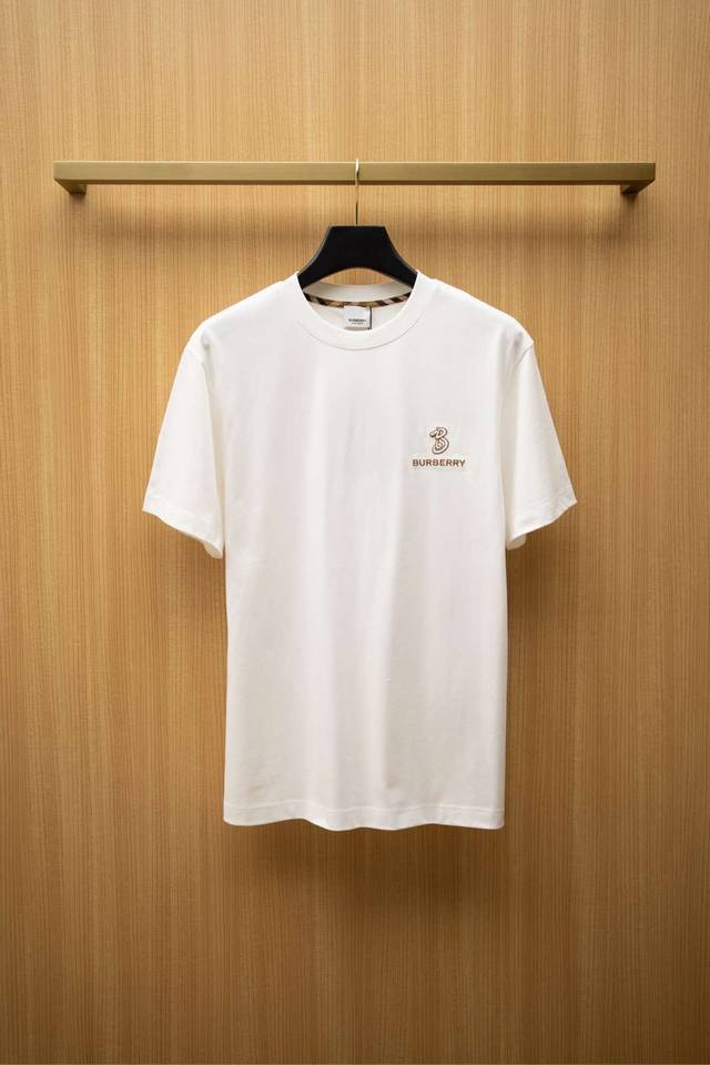 2025Bbr Latest T-Shirt Snake Year Limited Edition Letter Embroidered Logo Design