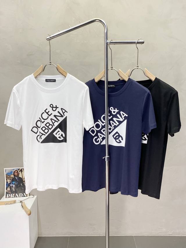 Dolce & Gabbana Exclusive New Arrival Men's Casual Short-Sleeve Shirt. High-End