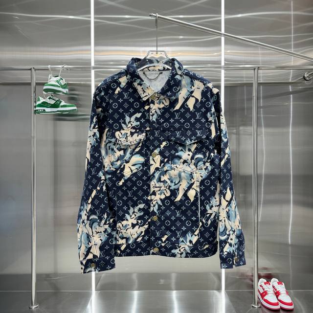 Louis Vuitton Full-Body Logo Denim Jacket. A Luxurious Denim Masterpiece. It's T