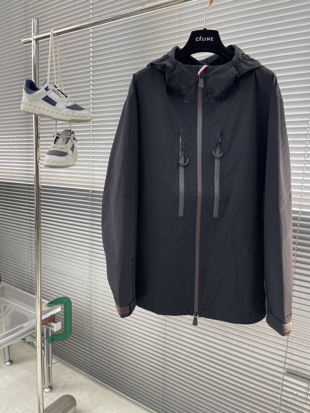Mon 25Ss Spring/Summer Outdoor Hooded Sports Jacket New Season Ski Series. Funct