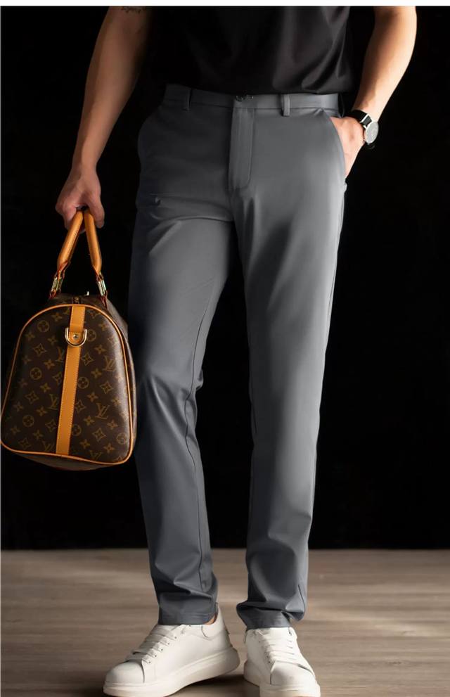 Zegna Spring/Summer New Men's Casual Pants, Original Single-Source Quality, High