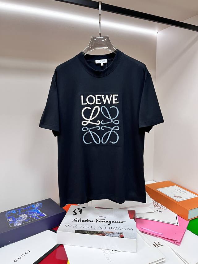 Featured: Loewe Exclusive Spring New Arrival Loewe Fashionable Casual Round-Neck