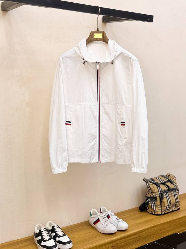 Tb Sun-Protective Jacket Classic Functional Casual Jacket With Zipper And Waterp